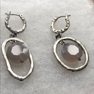 🍭*6/$30* Lucky horseshoe silver & jewel earrings
